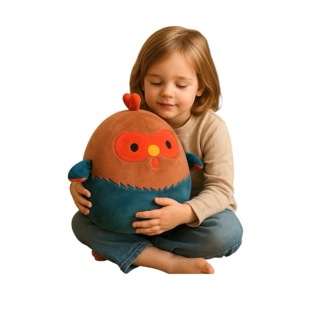Squishmallows Red and Blue Reed The Rooster Plush Toy - Picture 9 of 9